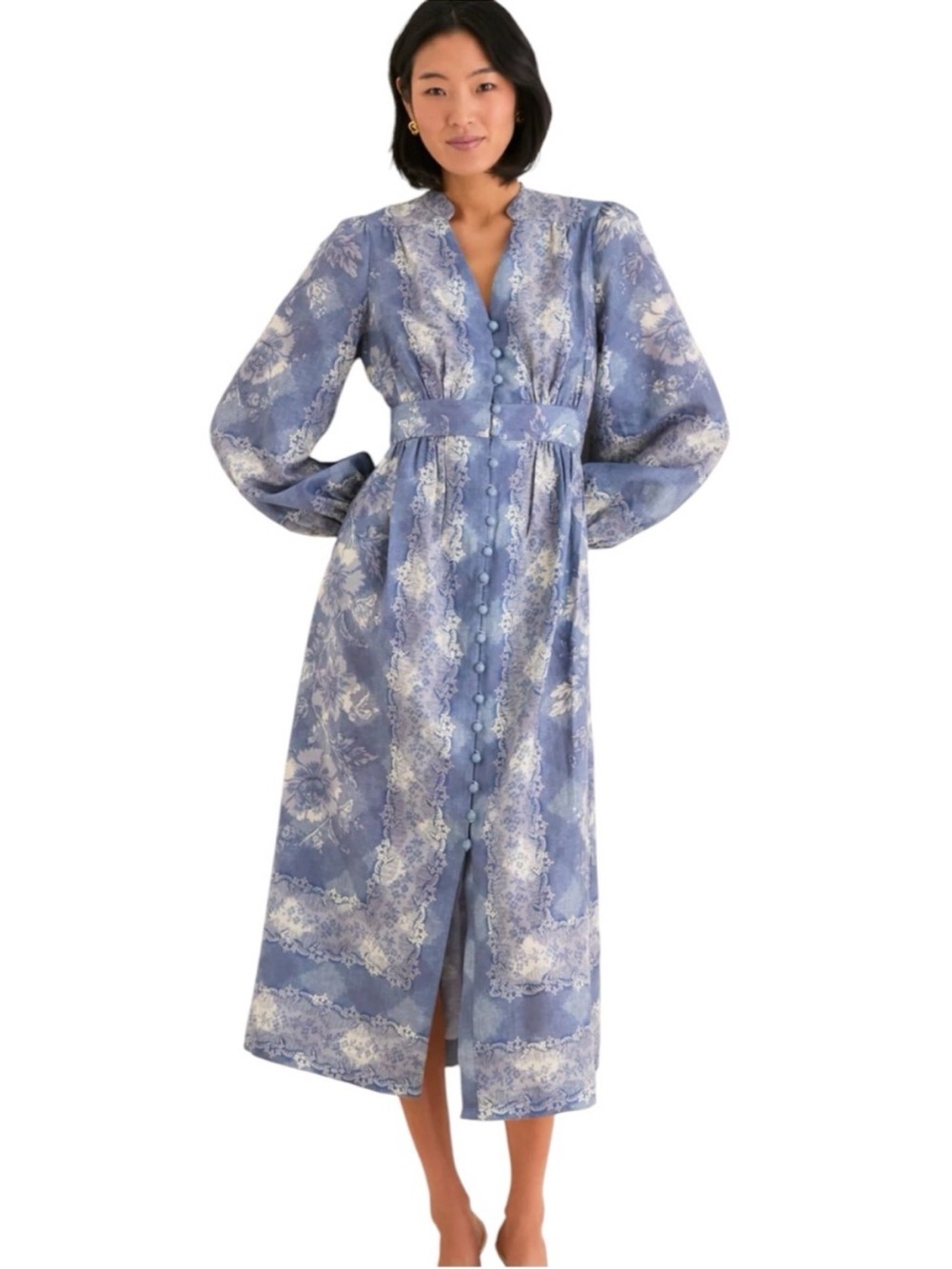 NEW Tuckernuck Serena dress. Provençal Blue. L. NWT.